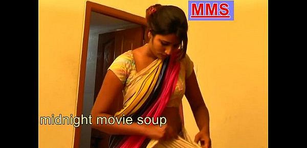  very hot indian housewife after bath wearing saree boy watch secretly